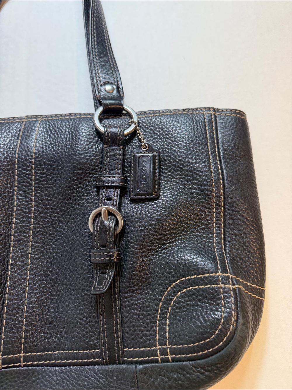 Coach Chelsea Classic Pebble Leather Shoulder Bag
Coach style D1051-F12339 - Picture 2 of 13